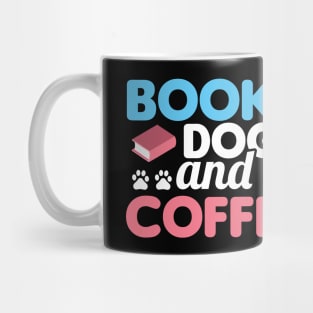 Cute & Funny Books Dogs and Coffee Bookworm Mug